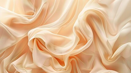 Obraz premium Peach and cream backdrop with flowing textures and subtle light gradients