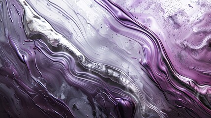 Obraz premium Mannerism background of marble-like plum and silver textures delicate gradients