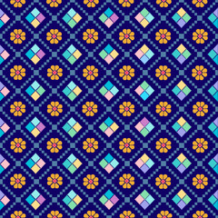 seamless pattern with shapes
