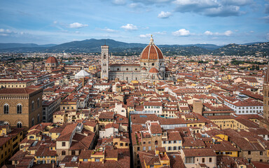 Fototapeta premium panorama of florence italy