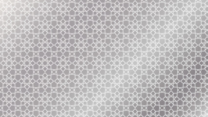 Silver background with oriental pattern