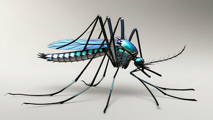 funny 3D mosquito character