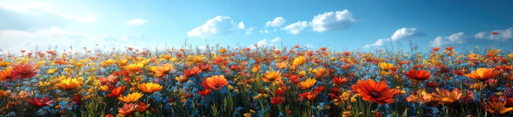 Obraz premium Field of Flowers