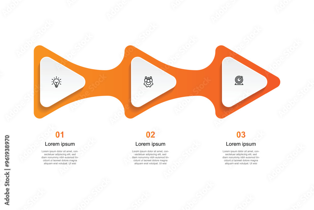 Poster Design template infographic vector element with icons can be used for workflow, business information, presentation data, and web graphic design 