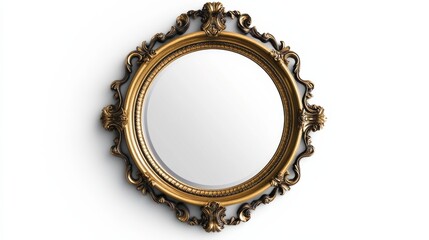 Ornate Gold Mirror Frame.
