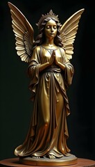 Obraz premium A brass with angel figure