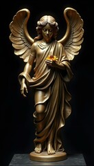 Obraz premium A brass with angel figure