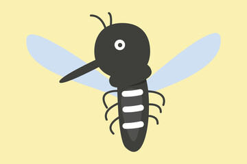 mosquito carrier of dengue fever disease. mosquito control concept