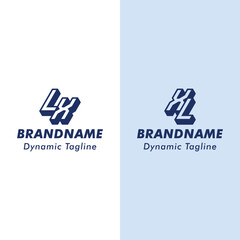 Letter LX and XL 3D Monogram Logo, Suitable for business with XL or LX initials