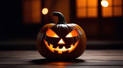 spooky haunting scene glowing wooden surface mystical atmospheric backdrop perfect halloween themes