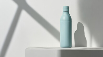 Blue Bottle with Shadow.