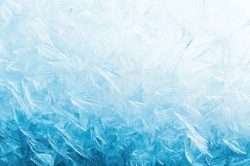 Abstract Frost Patterns on a Window Pane