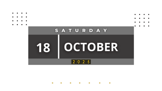 18 October 2025 Professional Calendar, Nov Agenda Design