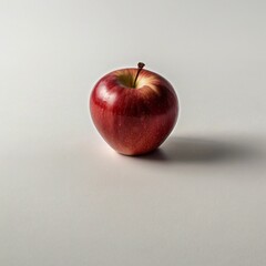 red apple isolated on white background