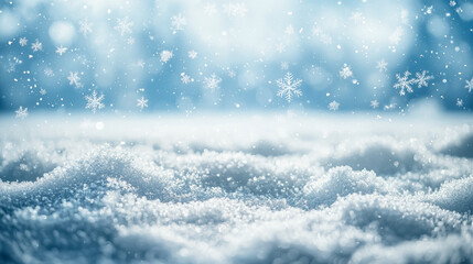Winter's Whisper: Dancing Snowflakes