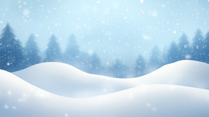 Winter's Whisper: Dancing Snowflakes