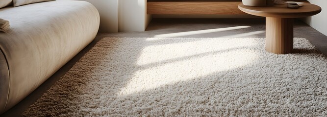 27. Plush carpet with deep pile and rich texture