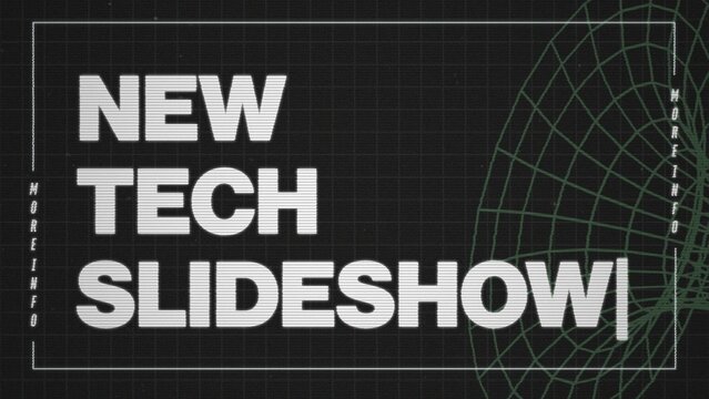 Retro Terminal Tech Slideshow