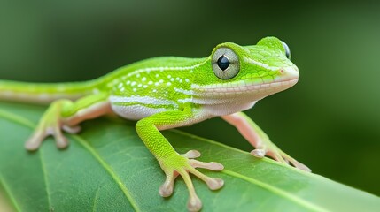Fototapeta premium Symmetry in Amphibians and Reptiles, Analyze how bilateral symmetry is evident in the body structures of amphibians and reptiles, aiding in their movement on land, in water, or through trees