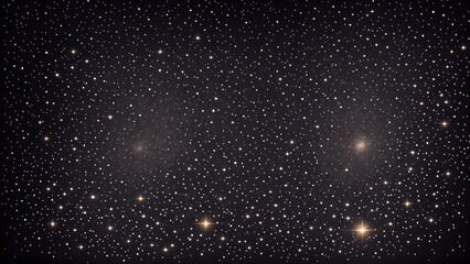 Fototapeta premium Glimmering Stars on a Dark background 3d wallpaper