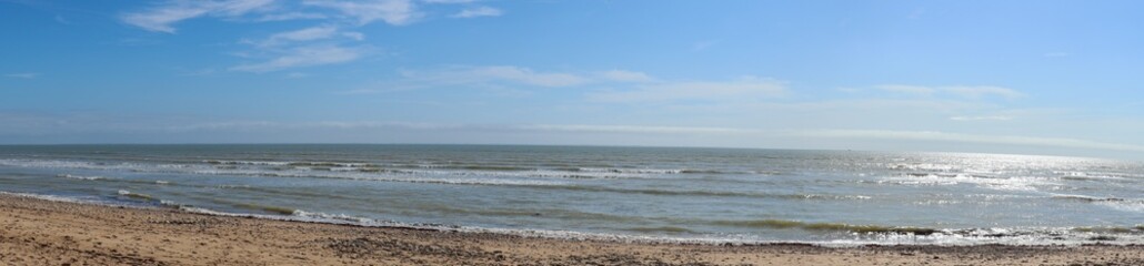 beach in the morning