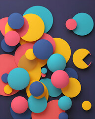 background of colorful beads