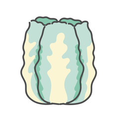 白菜　イラスト