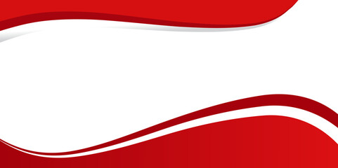 Vector wavy background Indonesia independence day greeting card design.