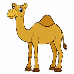 camel-vector-on-white-background