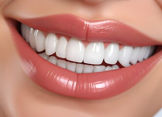 Bright, Perfect Smile Close-Up
