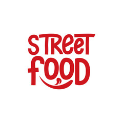 Street Food Logo Vector