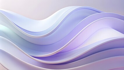 Obraz premium ultraviolet, iridescent, white, geometric, business, contrast, cigarette, acrylic, plastic, element, ai, hologram, sleek, slide, swirling, continuous, curvy, soothing, airy, vapour, art, light, abstra