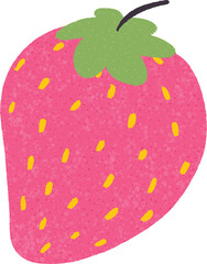Cute Doodle Strawberry Illustration