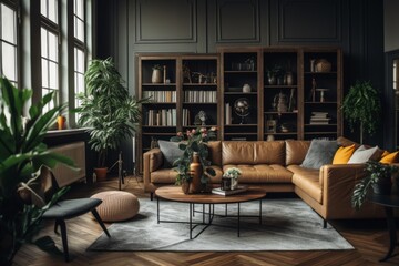 Interior of a nordic living room