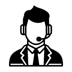 Call center operator avatar icon