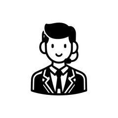 Call center operator avatar icon