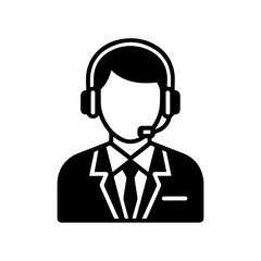Call center operator avatar icon