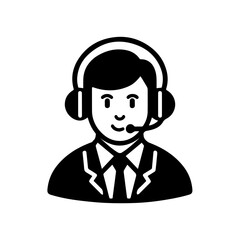 Call center operator avatar icon