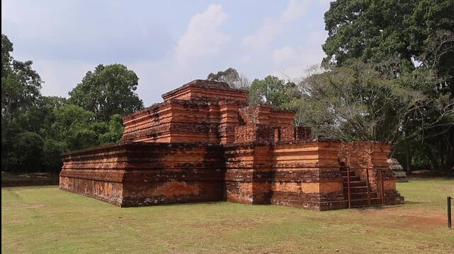 candi muara jambi  one of the biggest complex of temple in south east asia