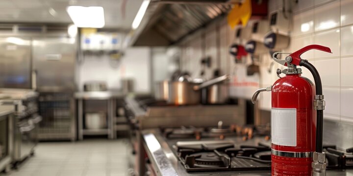 Fire extinguishers in restaurant kitchens, safety regulations