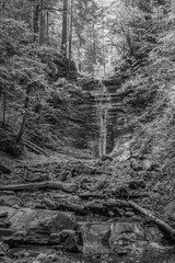 Fototapeta premium Cascada Bursuc, Putna 727455 - Europe, Romania, Suchav region 