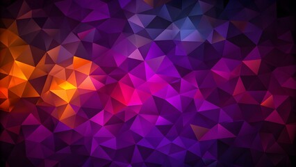 Abstract purple background with connecting dots and lines. Structure and communication. Plexus effect. Abstract science geometrical network background. Modern futuristic dark blue purple gradient 