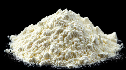 white powder scattered on a black background, symbolizing chaos, disruption, and the uncontrollable nature of life. The sharp contrast evokes emotions of uncertainty and unpredictability