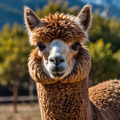 Obraz premium alpaca generative ai