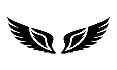 Fototapeta premium simple wings logo 
