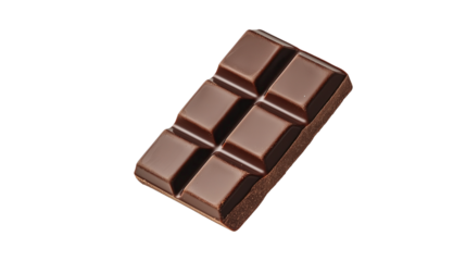 Chocolate bar isolated on transparent background png