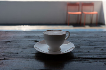 여유로운 커피 한잔