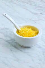 Aged and matured parmesan cheese