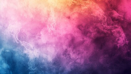 Fototapeta premium Watercolor neons abstract with cloud-like texture