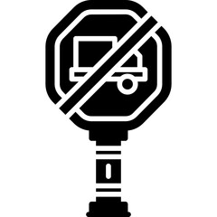 No Trucks Sign Icon
